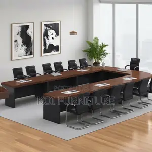 Boardroom Table; 6 Meters U-Shaped Office Meeting Table