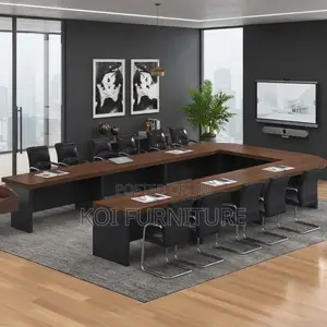 Boardroom Table; 6 Meters U-Shaped Office Meeting Table
