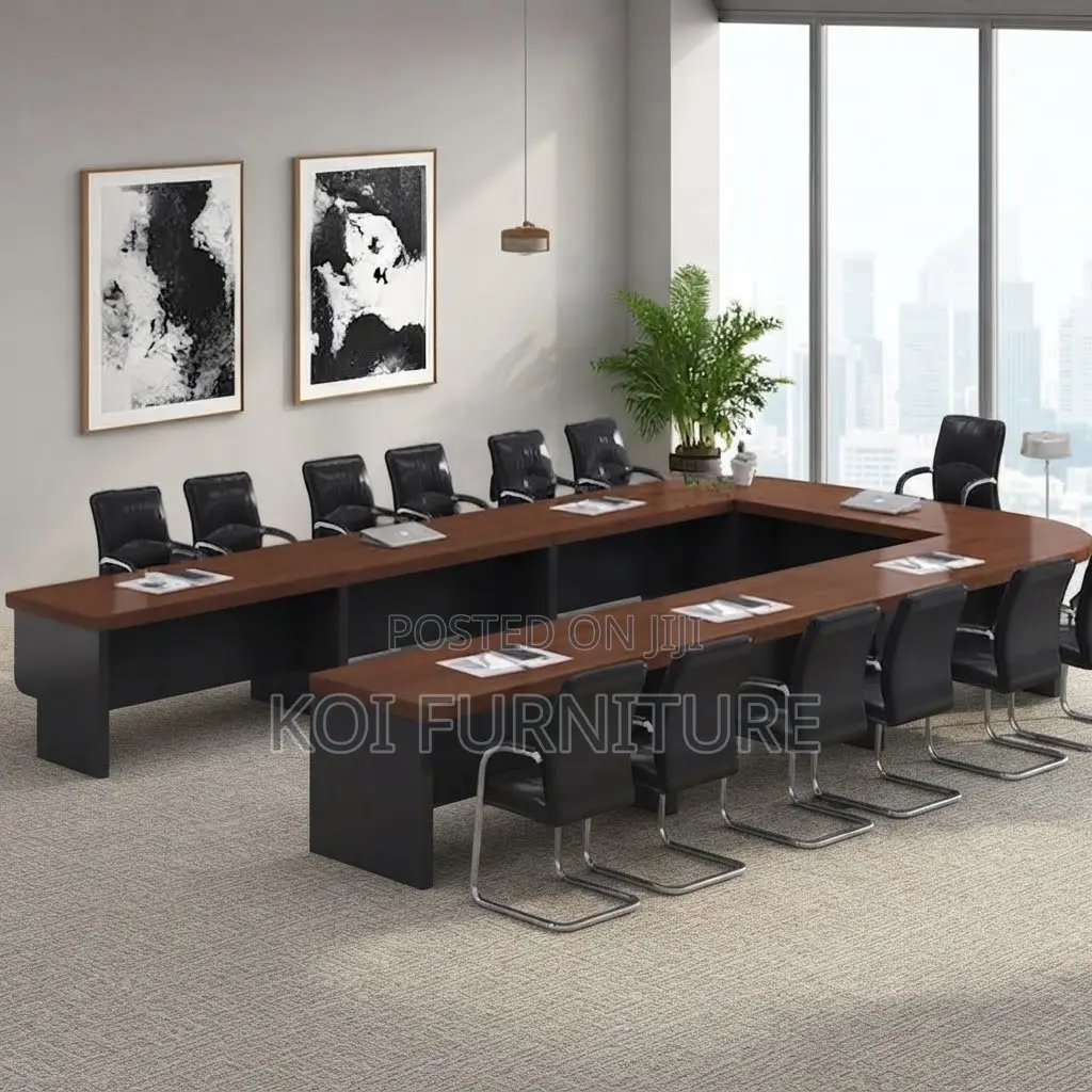 Boardroom Table; 6 Meters U-Shaped Office Meeting Table