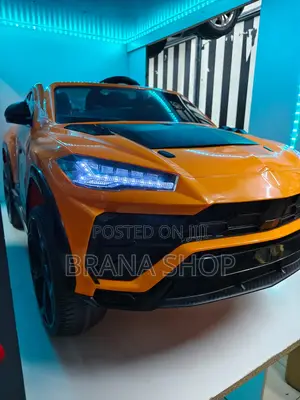 Yellow Officially Licensed Lamborghini Urus Kids' Electric Ride-On