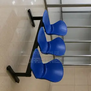 Blue Plastic Reception & Waiting Area Chairs