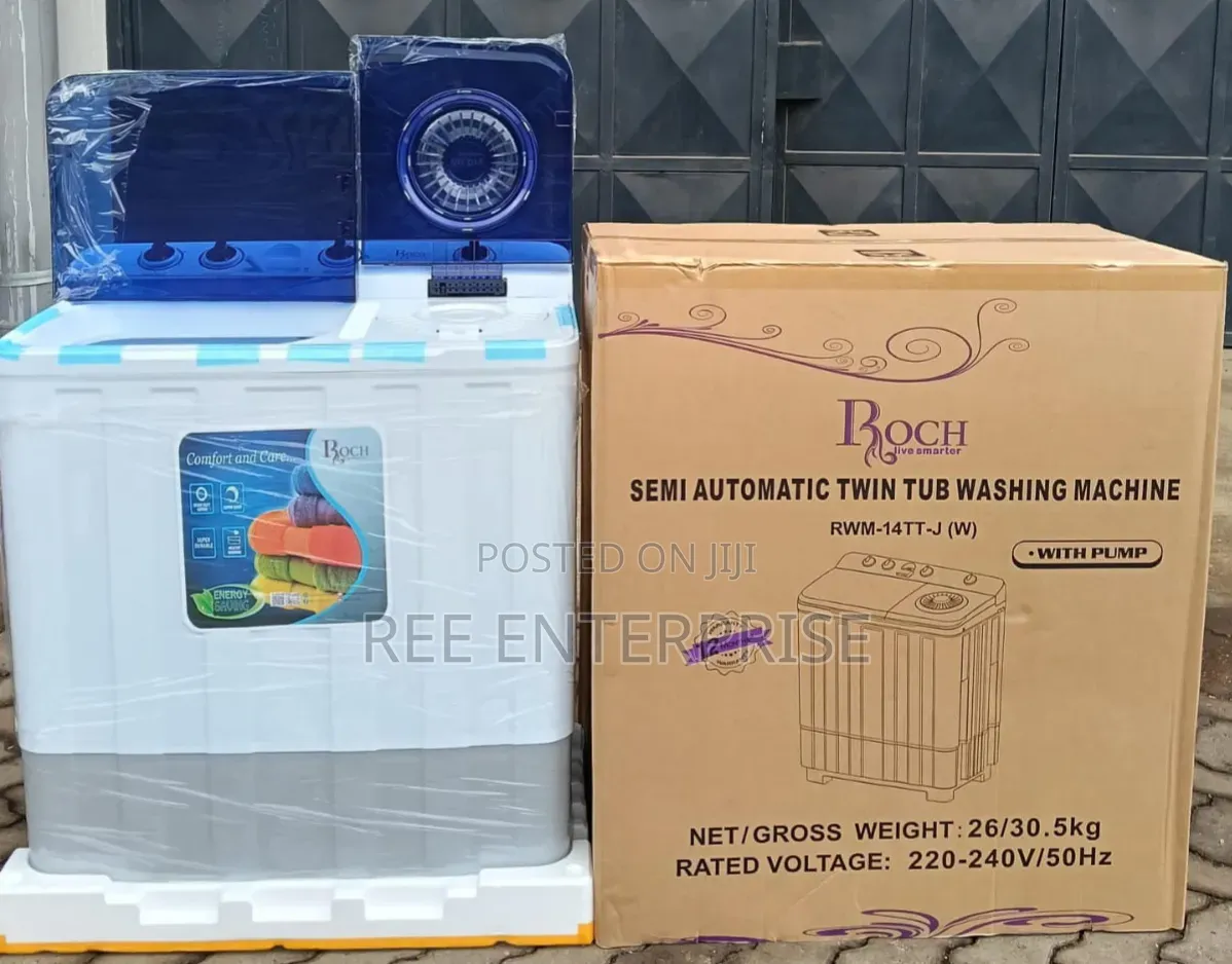 **ROCH Washing Machine 14 Kg Twin Tub
