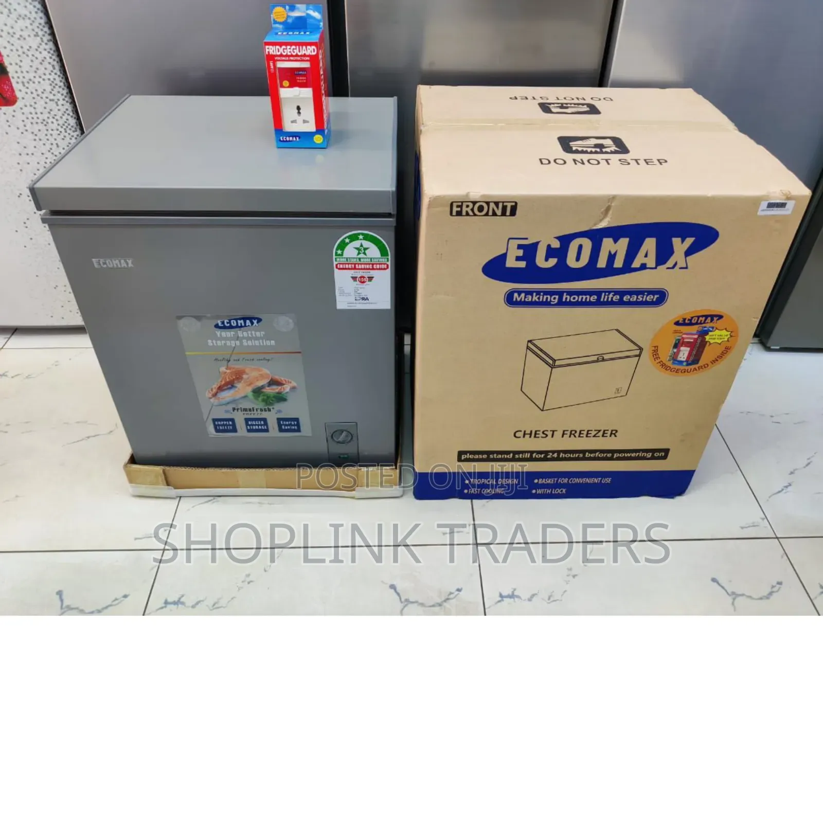 Ecomax 60 Liters Chest Freezer With Free Freezer Guard