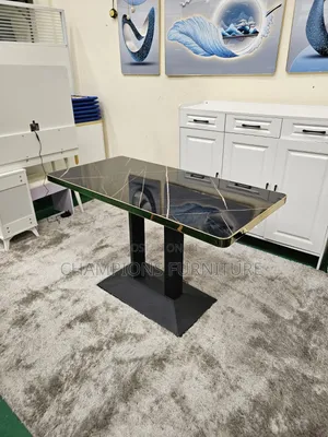 Black Glamorous Dining/Cafè Marbletop Table