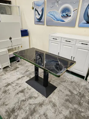 Black Glamorous Dining/Cafè Marbletop Table