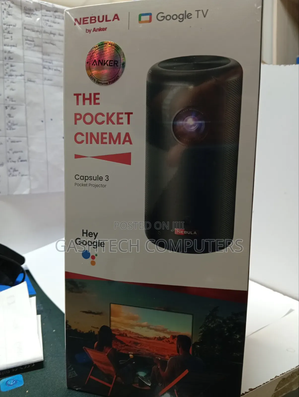 Soundcore Nebula Capsule 3 | 1080p Mini Google TV Projector
