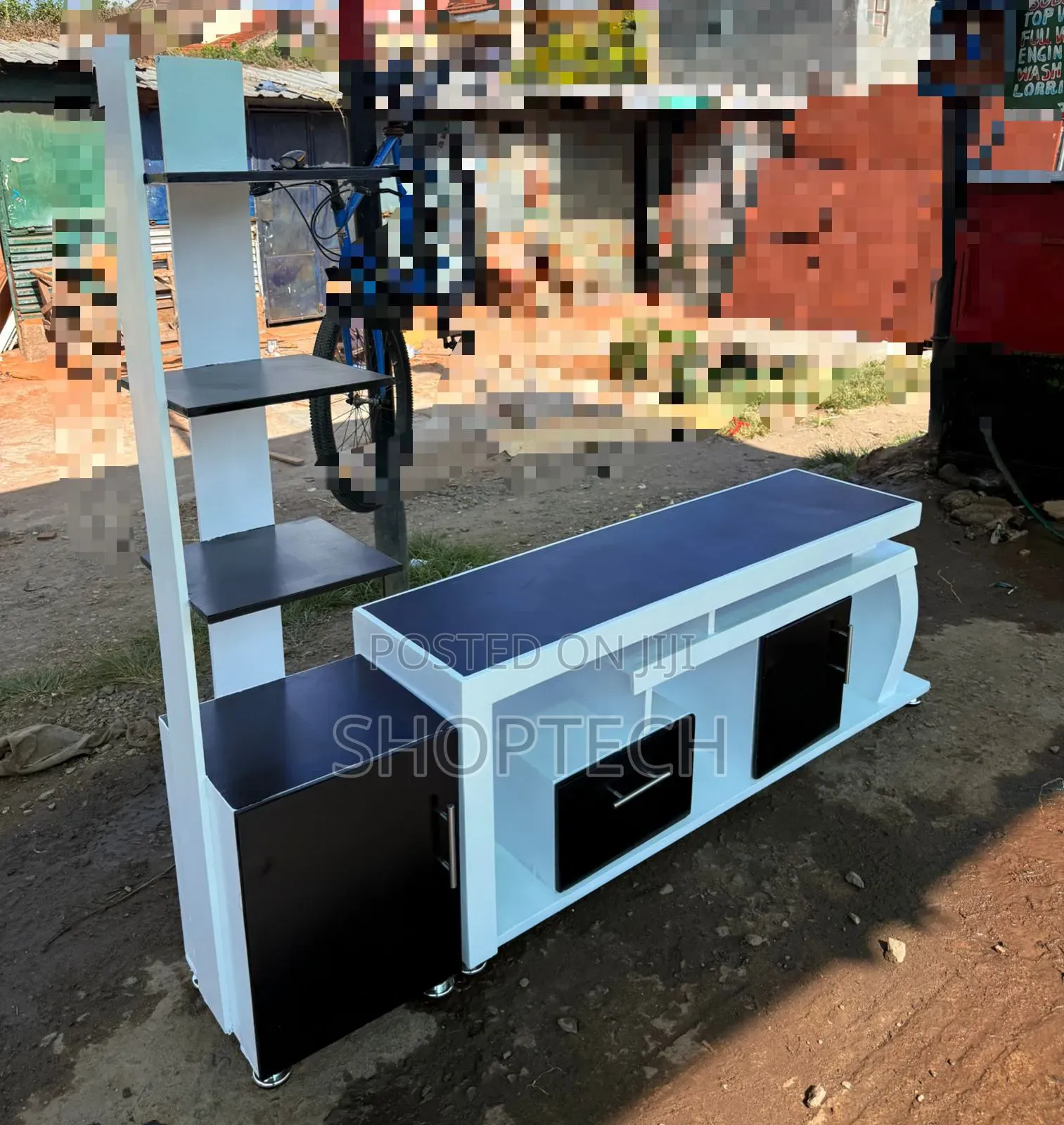 TV Stand With Flower Stand