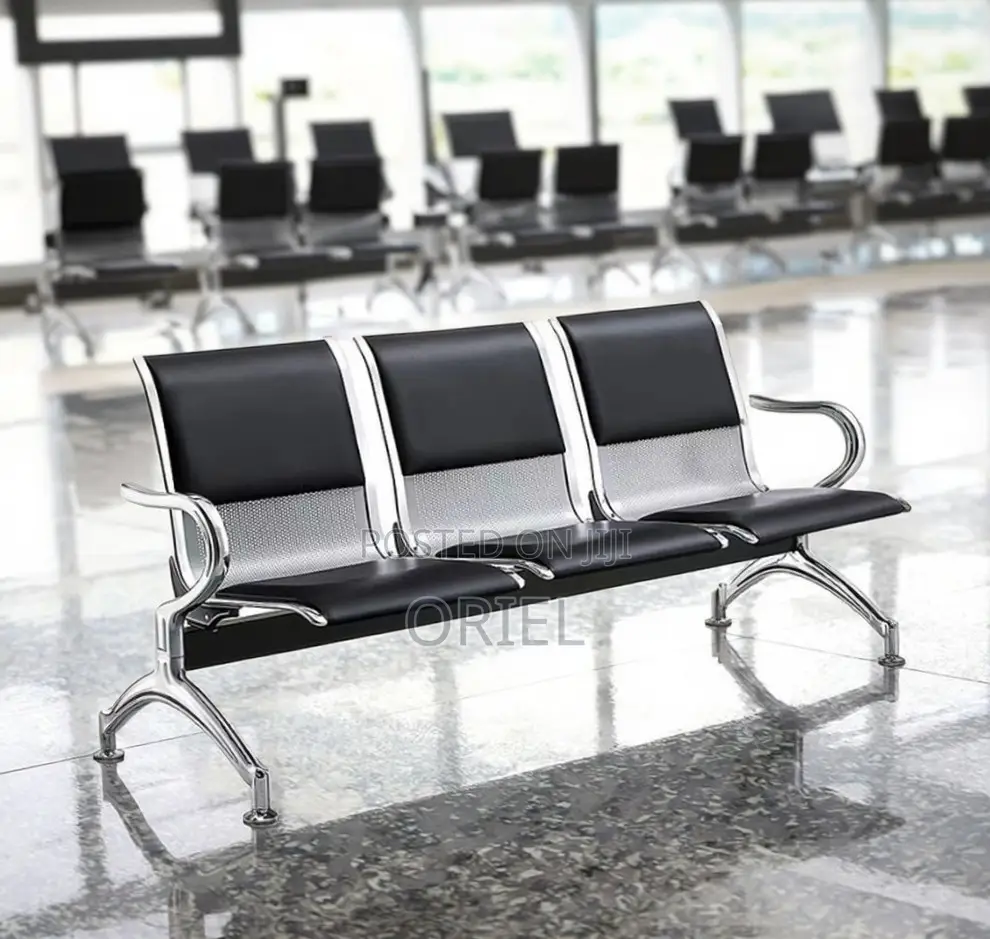 3-Seater Office Bench : Reception Waiting Office Bench