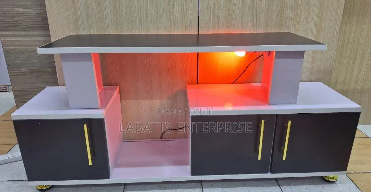 Istanbul 2 Modern TV Stand With Led Lights