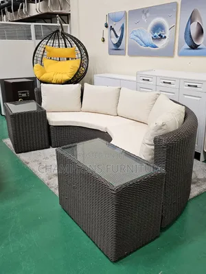 Oasis Curved Rattan Patio Set