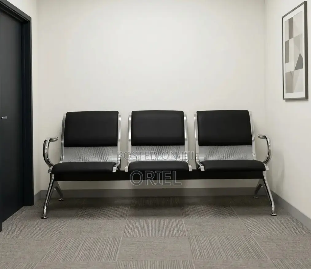 3-Seater Office Bench : Reception Waiting Office Bench