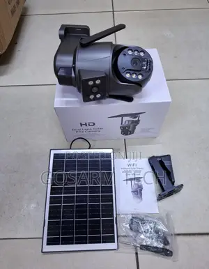 UBOX Dual Lens Solar Powered WiFi Camera With 4MP HD Resolution
