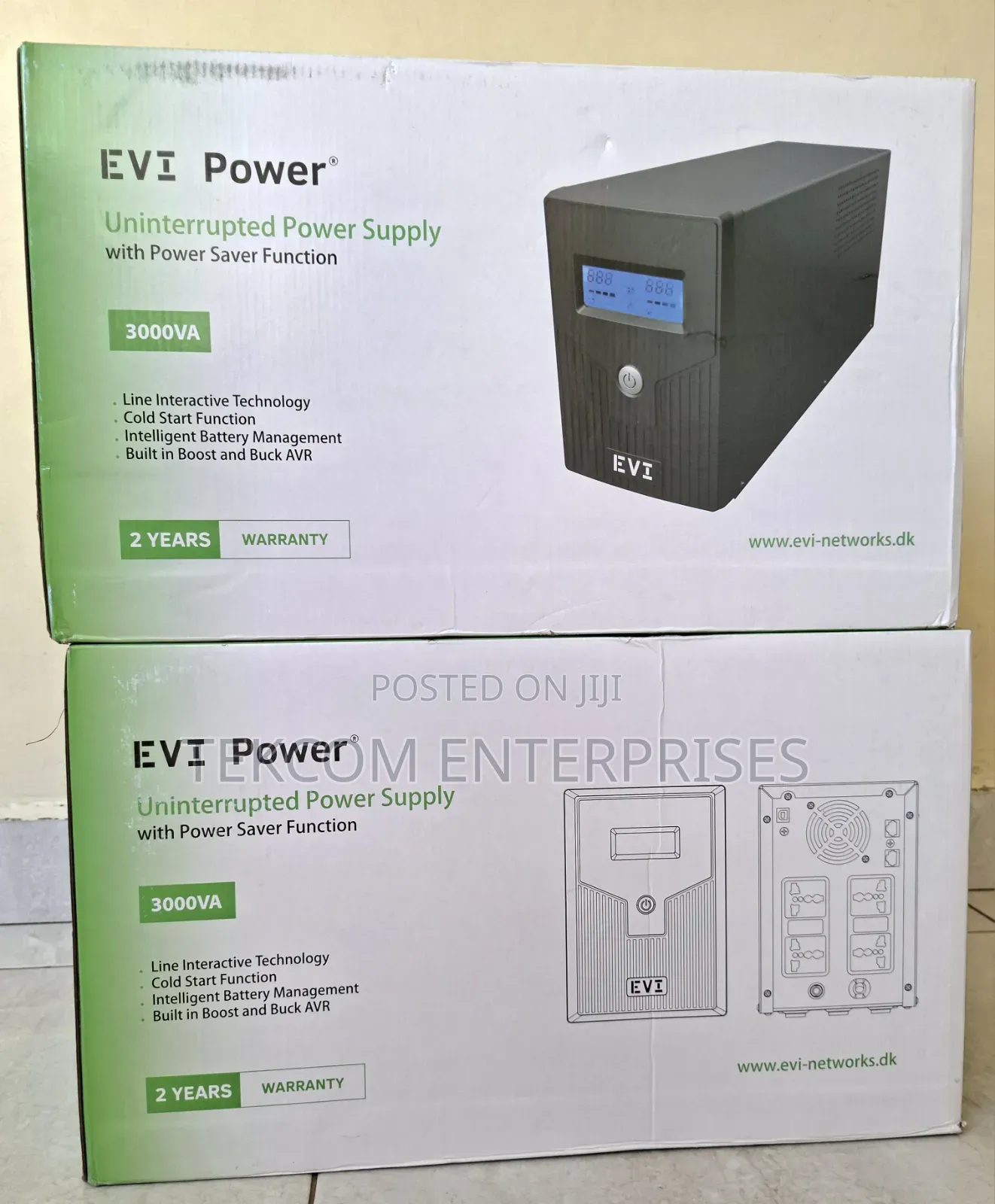 Evi 3000va / 1800w Line Interactive Ups