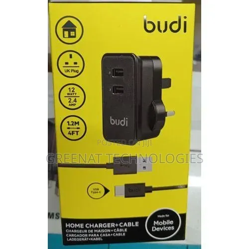 12W Charger Complete - Adapter & Cable With 2 Ports.