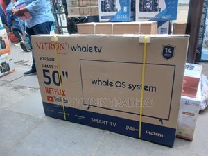Vitron 50" Inch Smart TV 2k Quad Hd Qled TV Whale Os