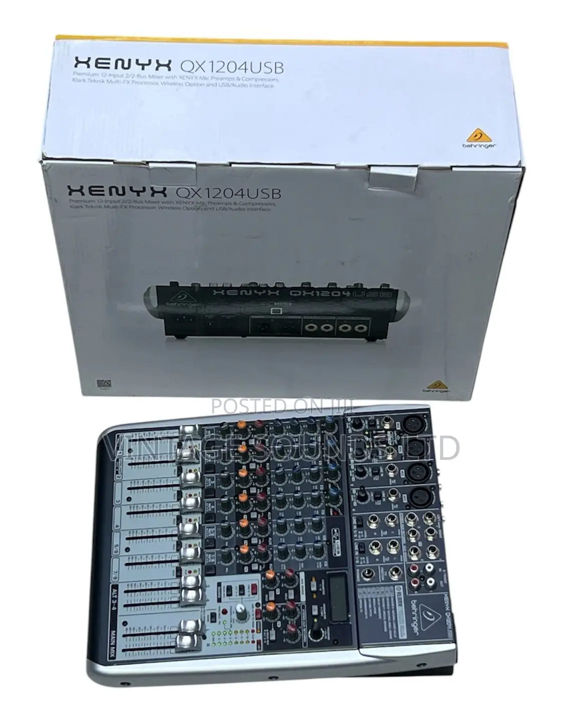 Behringer Xenyx QX1204USB: 12-Input Mixer With FX & USB