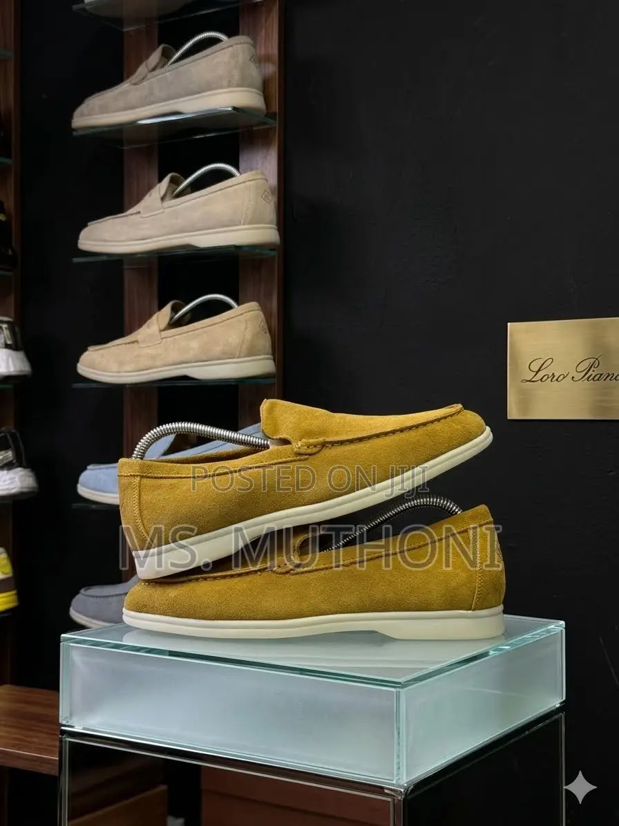 Classic Suede Loro Piana Loafers Size 39-46