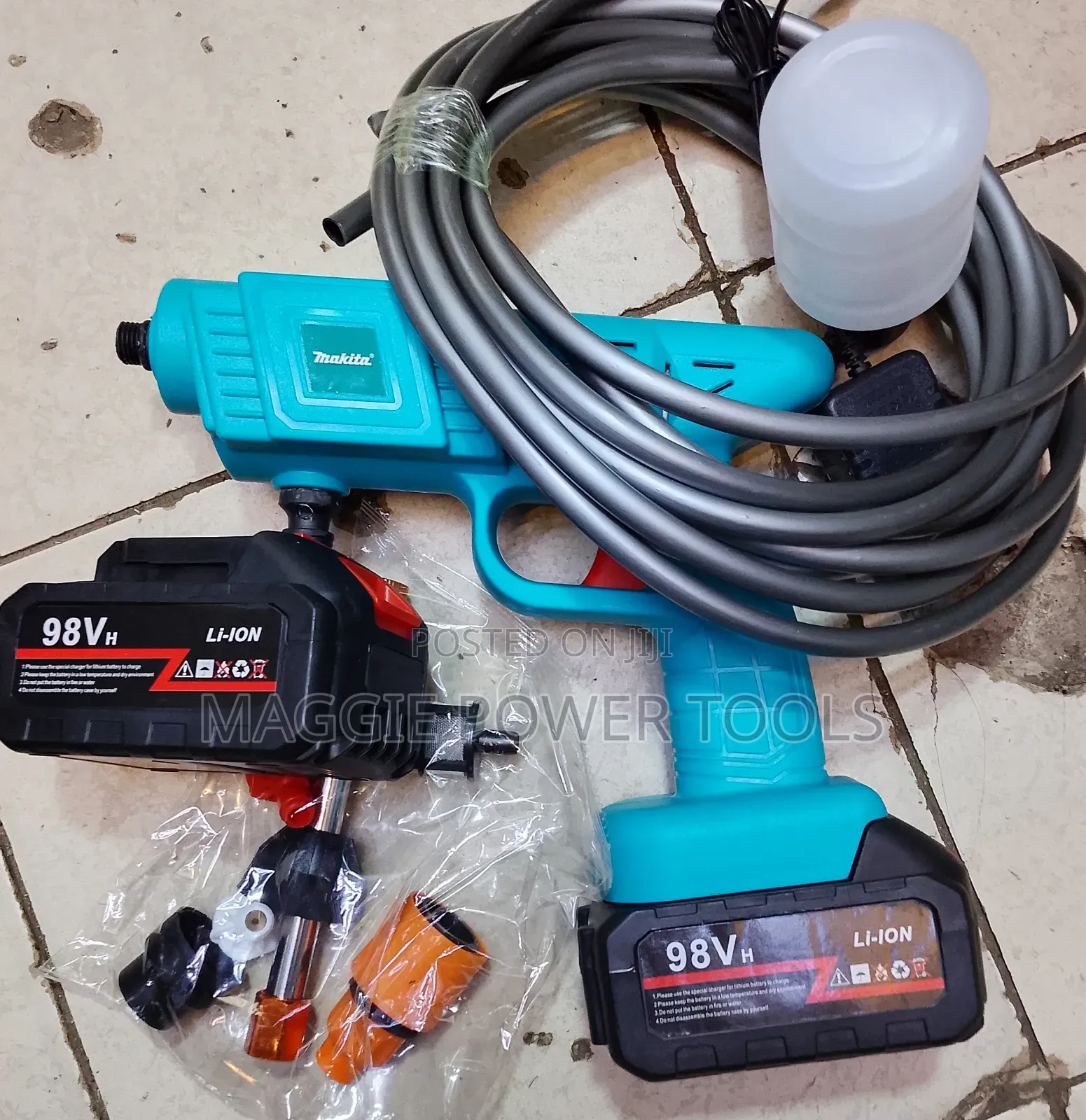 Heavy Duty Cordless Car Washer Machine/Makita Reachable Car Wash