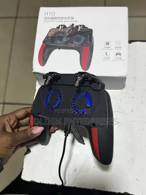 Universal Mobile Gaming Trigger Handle With High-Speed Cooling Fans