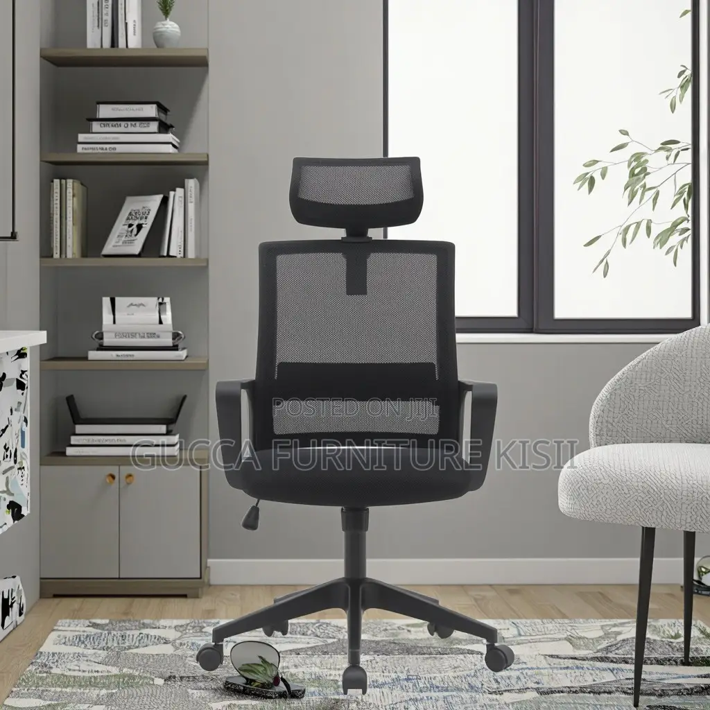 Office Chair; Ergonomic High-Back Breathable Mesh Office Chair