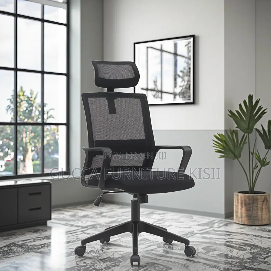 Office Chair; Ergonomic High-Back Breathable Mesh Office Chair