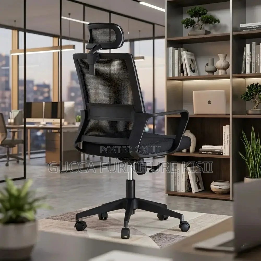 Office Chair; Ergonomic High-Back Breathable Mesh Office Chair