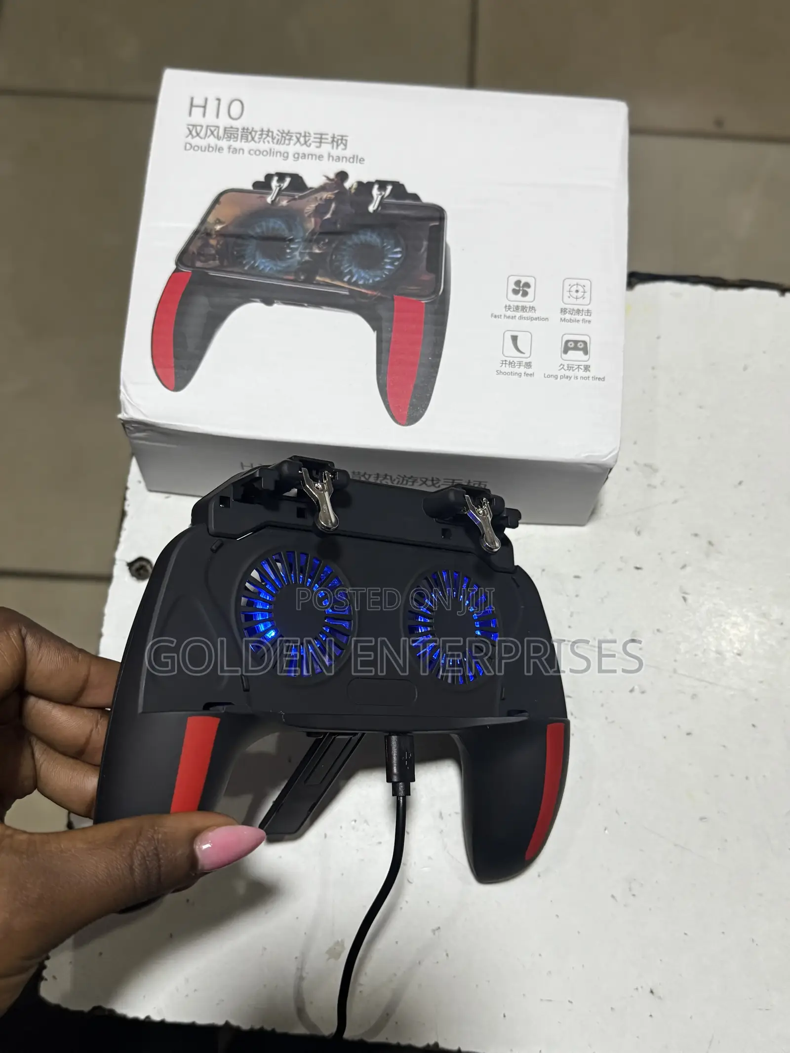 Phone Cooling Fan Gaming Grip – Prevent Overheating While Gaming