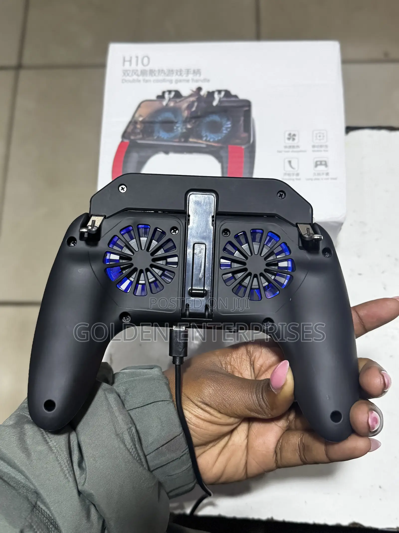 Gaming Controller for Smartphones With Cooling Fans – PUBG, COD Mobile