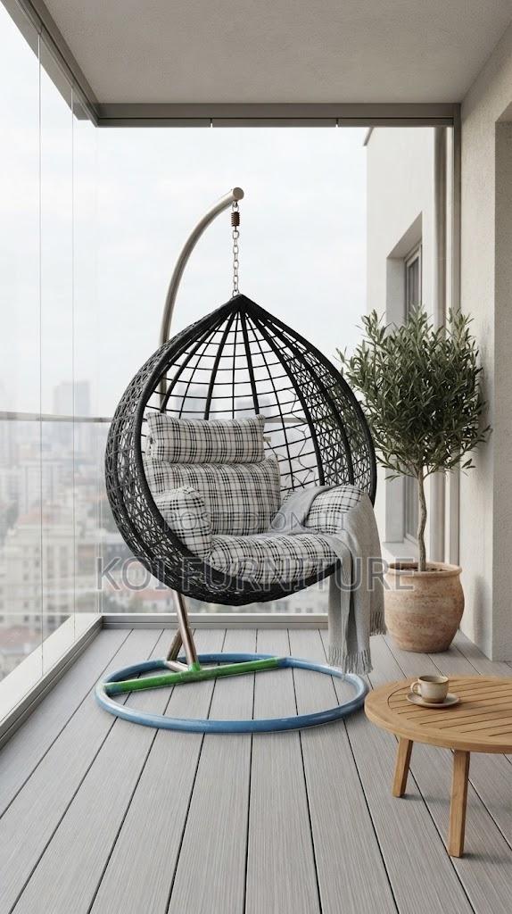Home Chairs; Leather Home Gardens Outdoor Hammock Hanging Chair