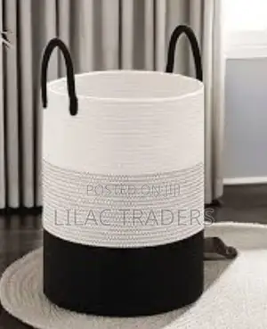 Premium Heavy Woven Rope Laundry Basket – 58 Litres