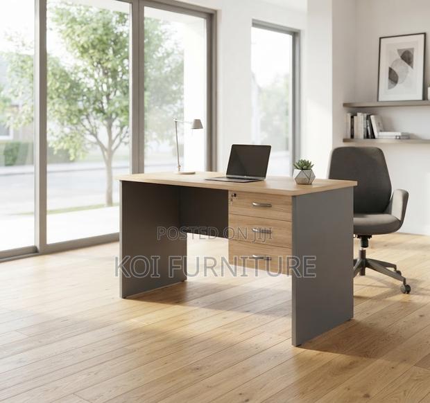 Office Desk; 1.2 Meters Home Clrical Lockable Drawer Desks