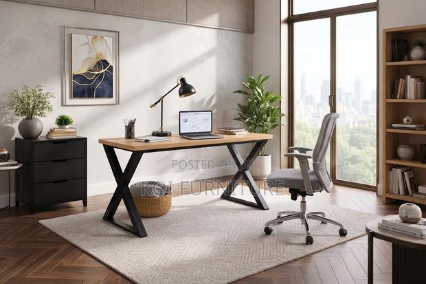Office Desk; 1.4 Meter Home Office Computer Gaming Study Tables - thumbnail 3