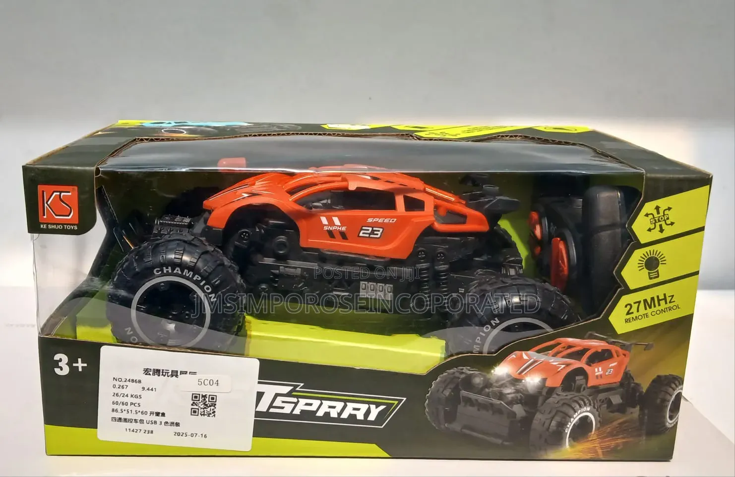 Remote Control Off Road Monster Truck