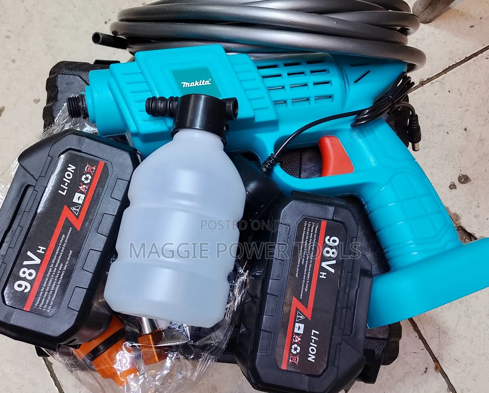 Professional Makita Cordless Car Wash/98v Makita Cordless Car Wash