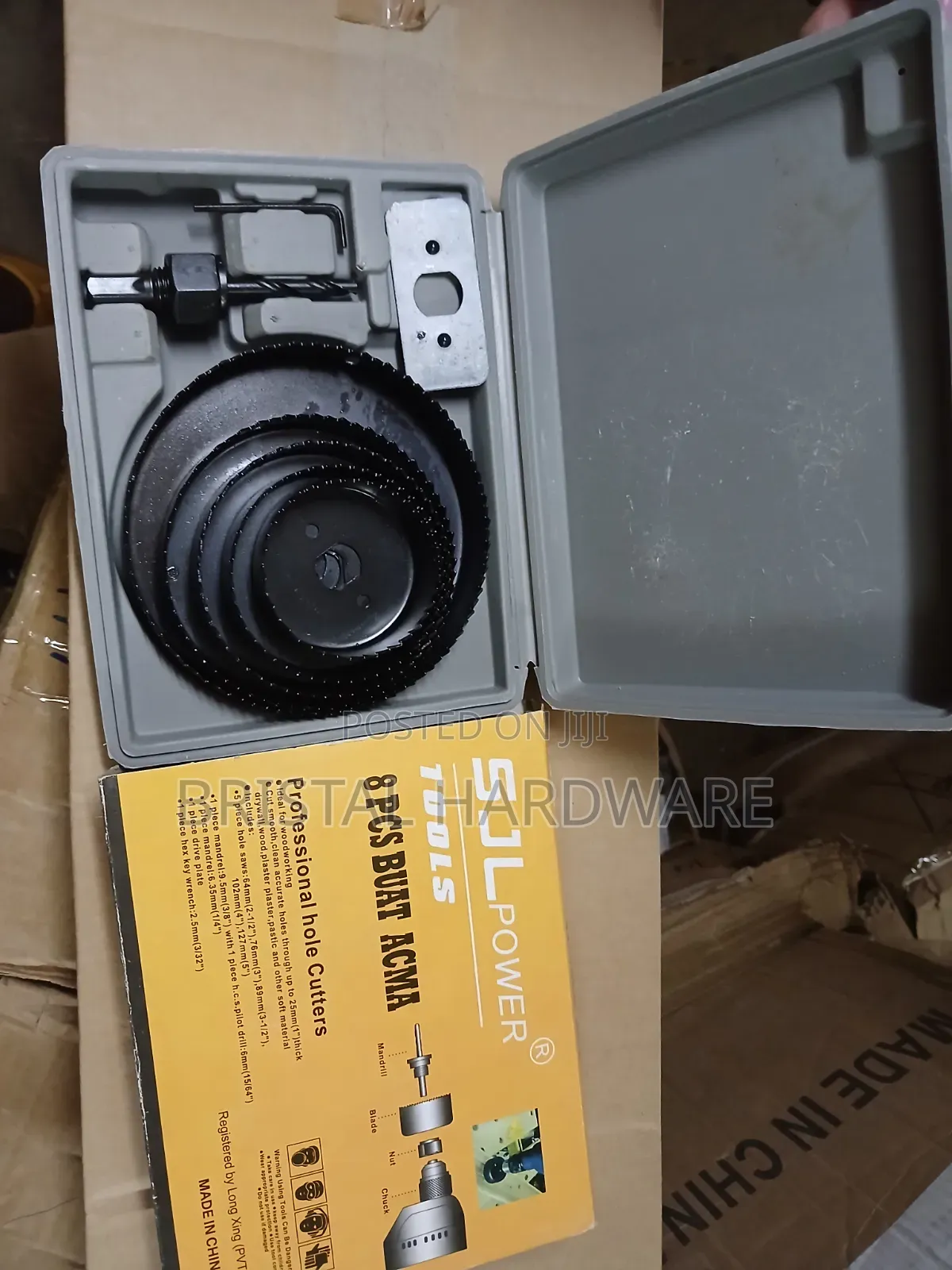 8-Piece Hole Saw Cutter Set