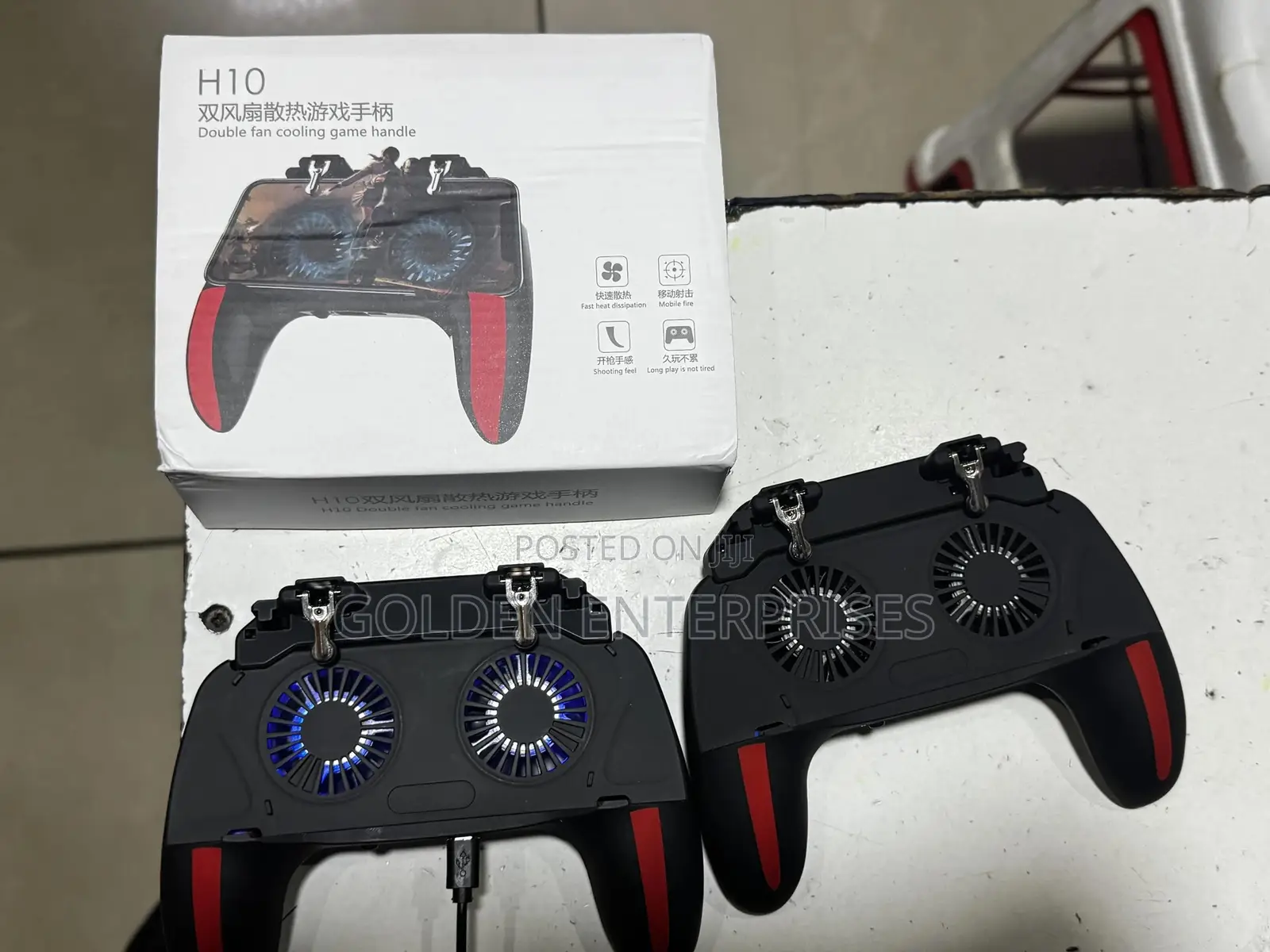 Smartphone Gaming Controller With Cooling System, Anti-Lag Performance