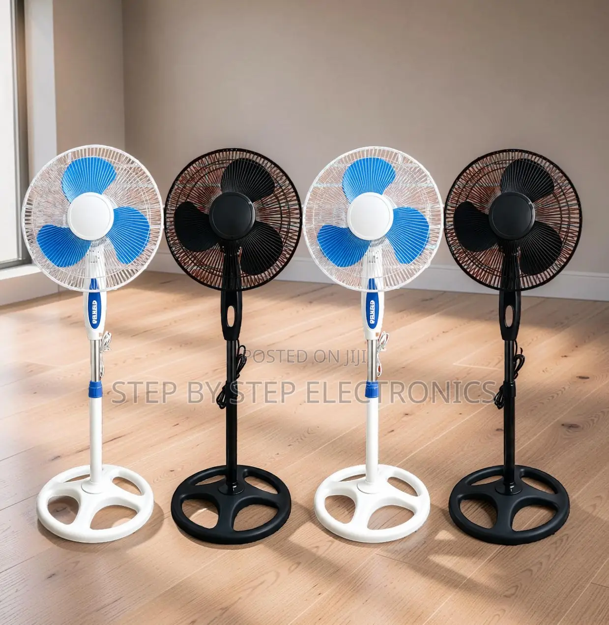 Smooth Oscillation, Low Noise 16′′ Electric Stand Fan