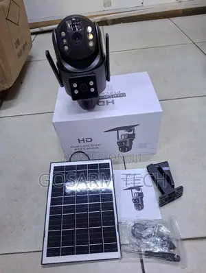 UBOX Dual Lens Solar 4G Camera With Dual-View Monitoring, PTZ Control