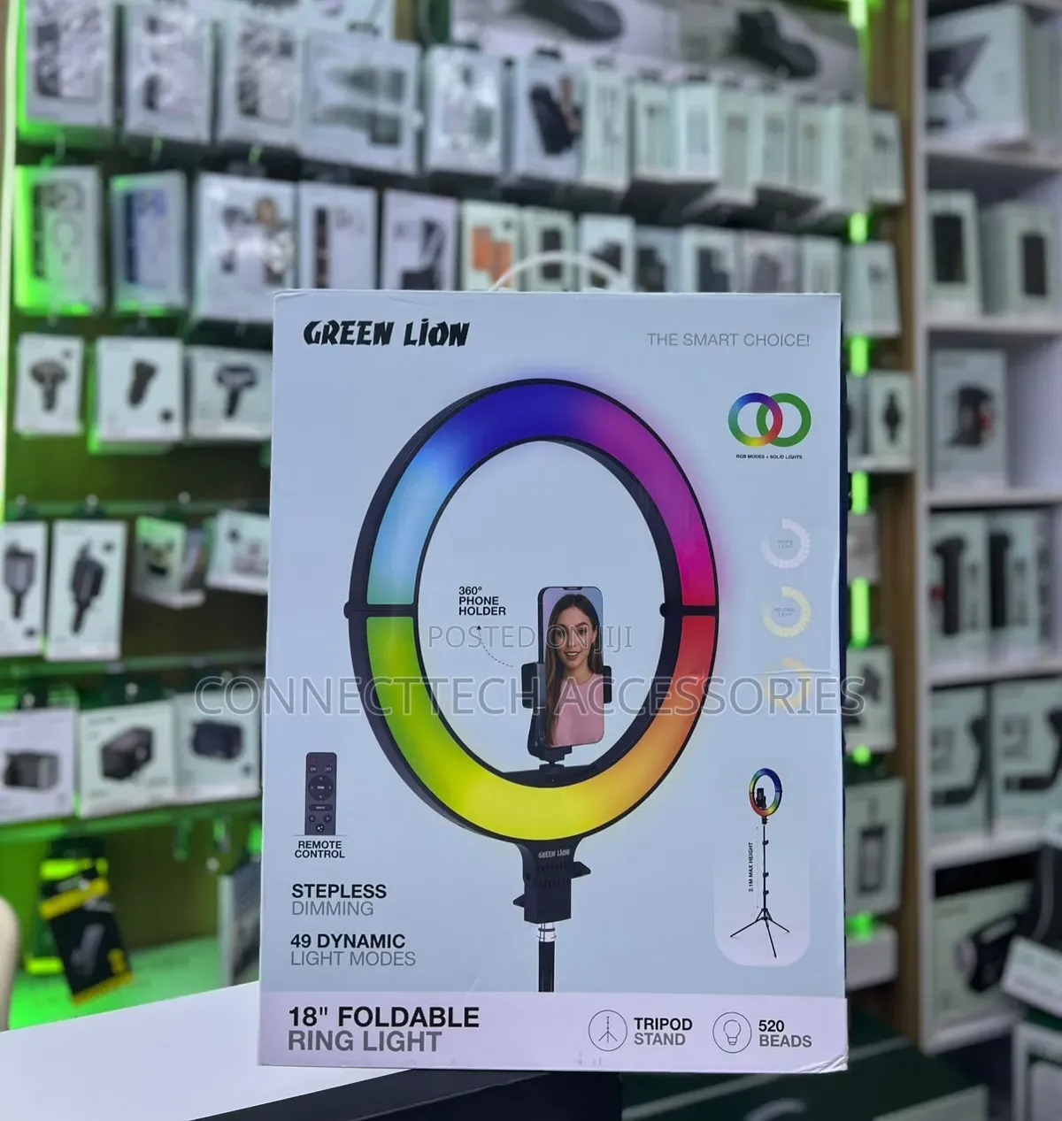 Green Lion 
18-Inch Foldable Ring Light