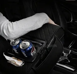 Universal Car Armrest Pad Cushion Box Storage Bag Cup Holder