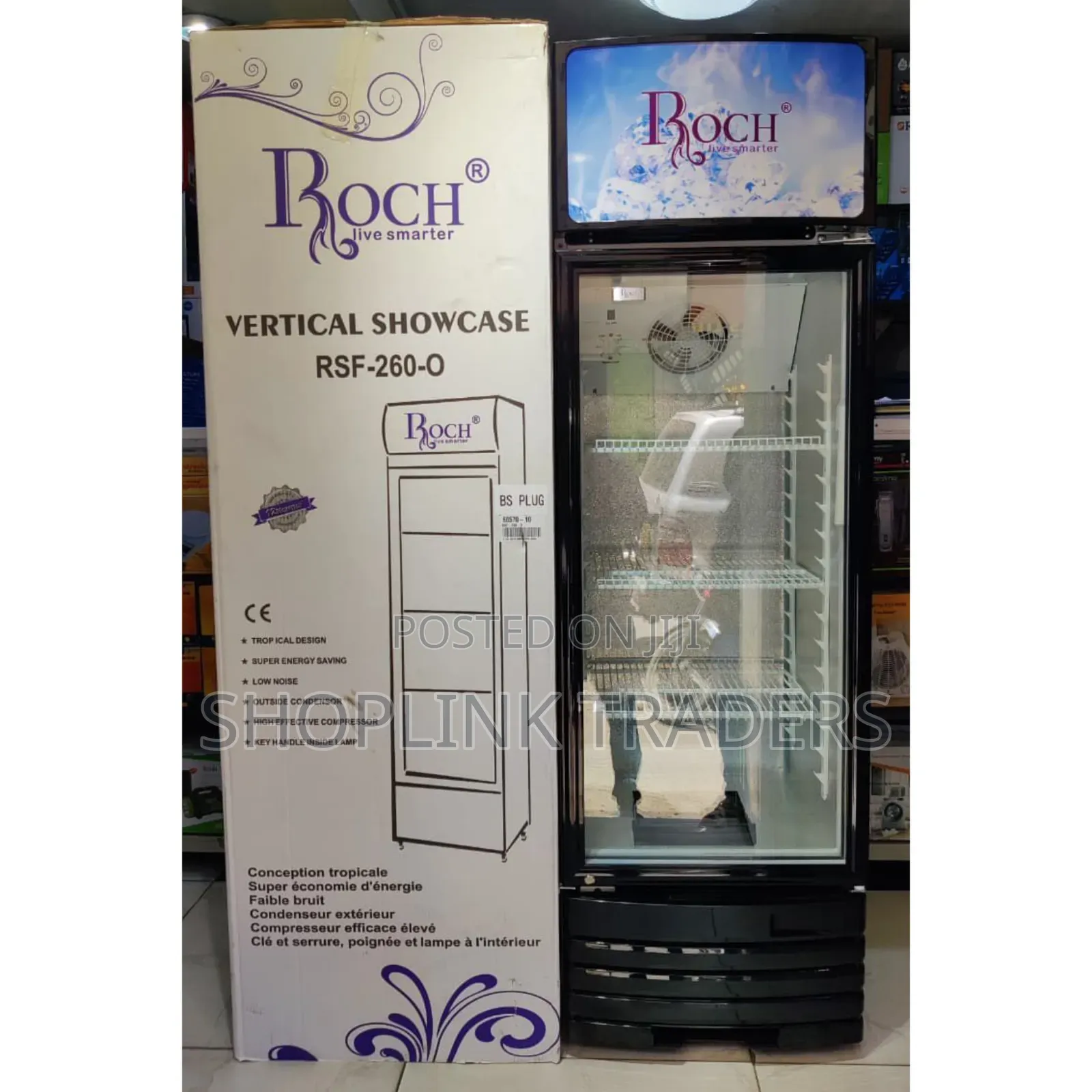Roch Display Fridge 209liters / Showcase Fridge