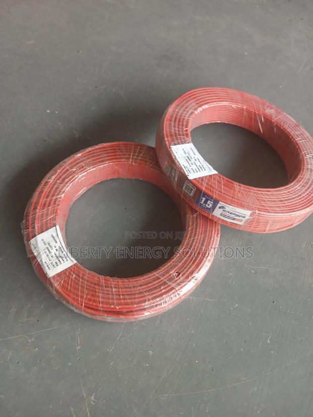 Single Core 1.5mm Cable Red - thumbnail 2