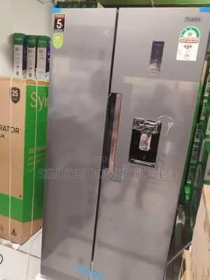 Syinix 460L No Frost Side by Side Fridge With Water Dispenser,
