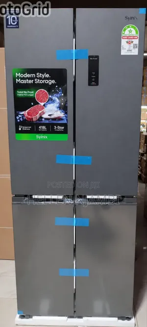 Syinix 421 Litres  GLASS FOUR DOOR Refrigerator