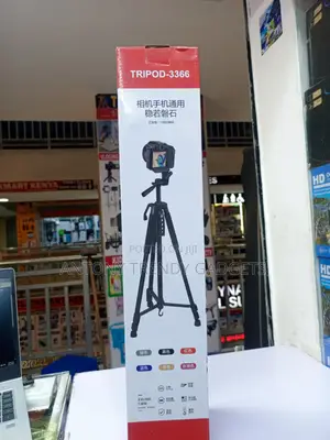 3366 Adjustable Camera Tripod Stand 160cm for Phone DSLR & Ring Light
