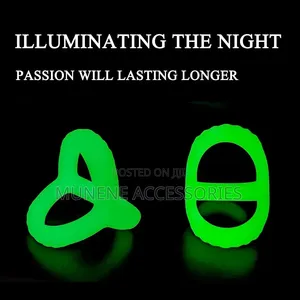 Silicone Cock Ring Luminous Rings, Cock Rings for Men Sex Toy
