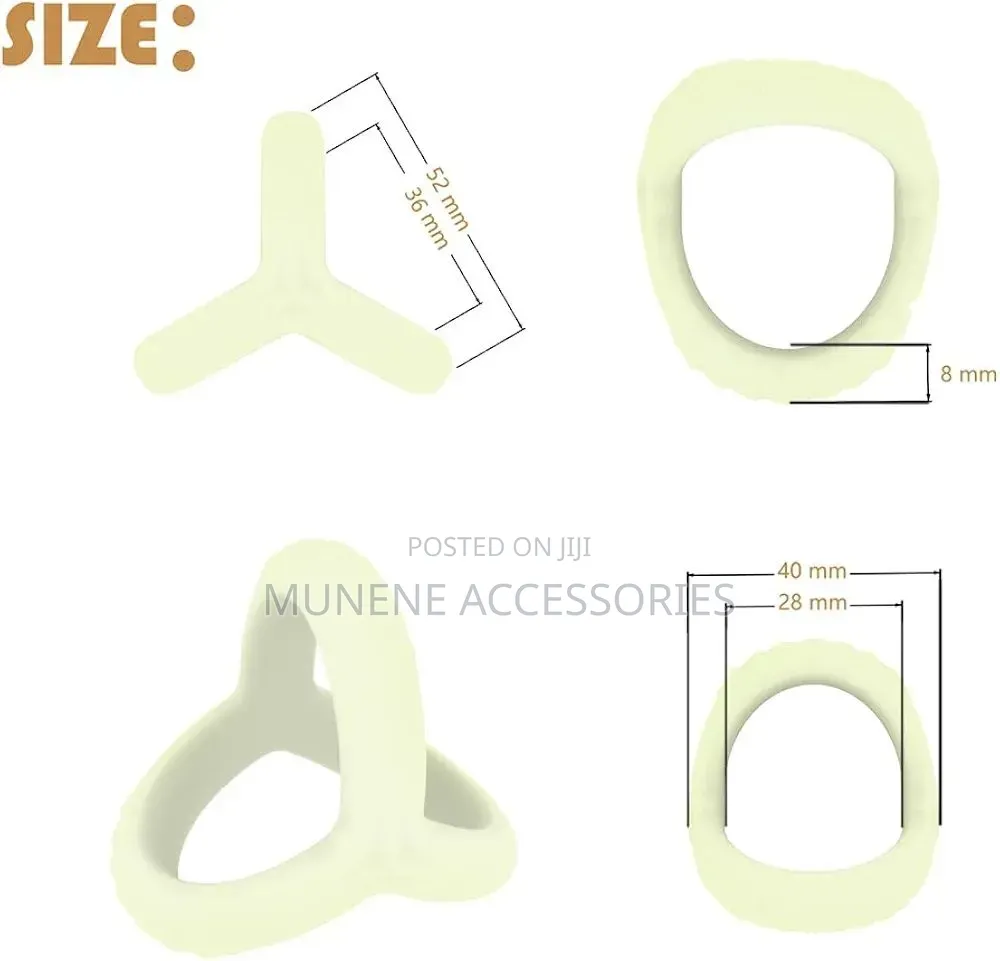 Silicone Cock Ring Luminous Rings, Cock Rings for Men Sex Toy