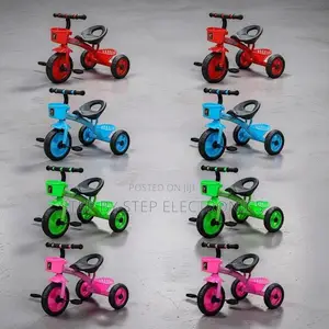 Easy to Move Comfortable Seat 1-3yrs Age 3 Wheels Kids Tricycles