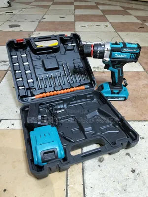 Makita Cordless Drill Metal Chunk With Hammer 98V 2 Battery Accessory