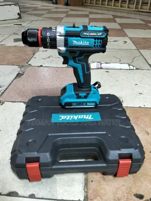 Makita Cordless Drill Metal Chunk With Hammer 98V 2 Battery Accessory